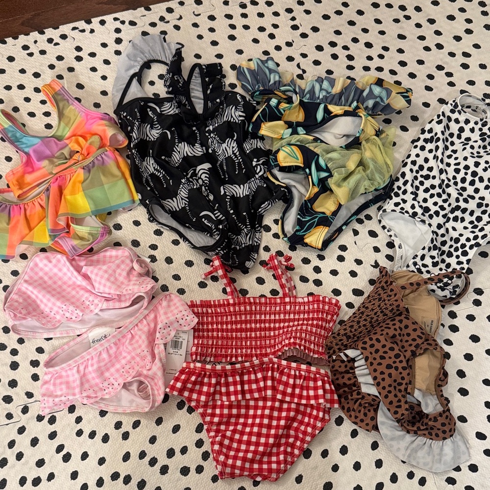 7 swimsuits Colorful Baby Collection